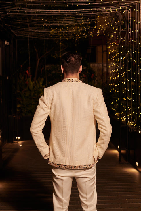 Ivory Jacket Set